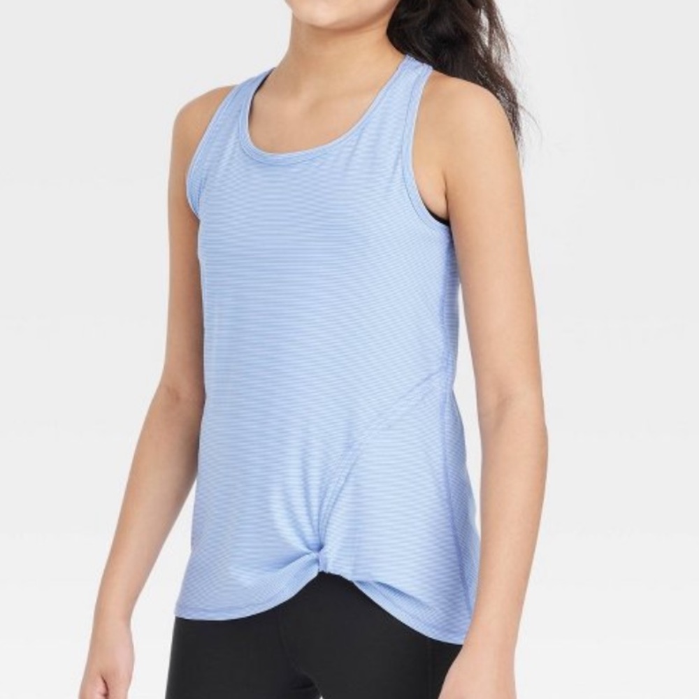 Racerback-style studio tank top